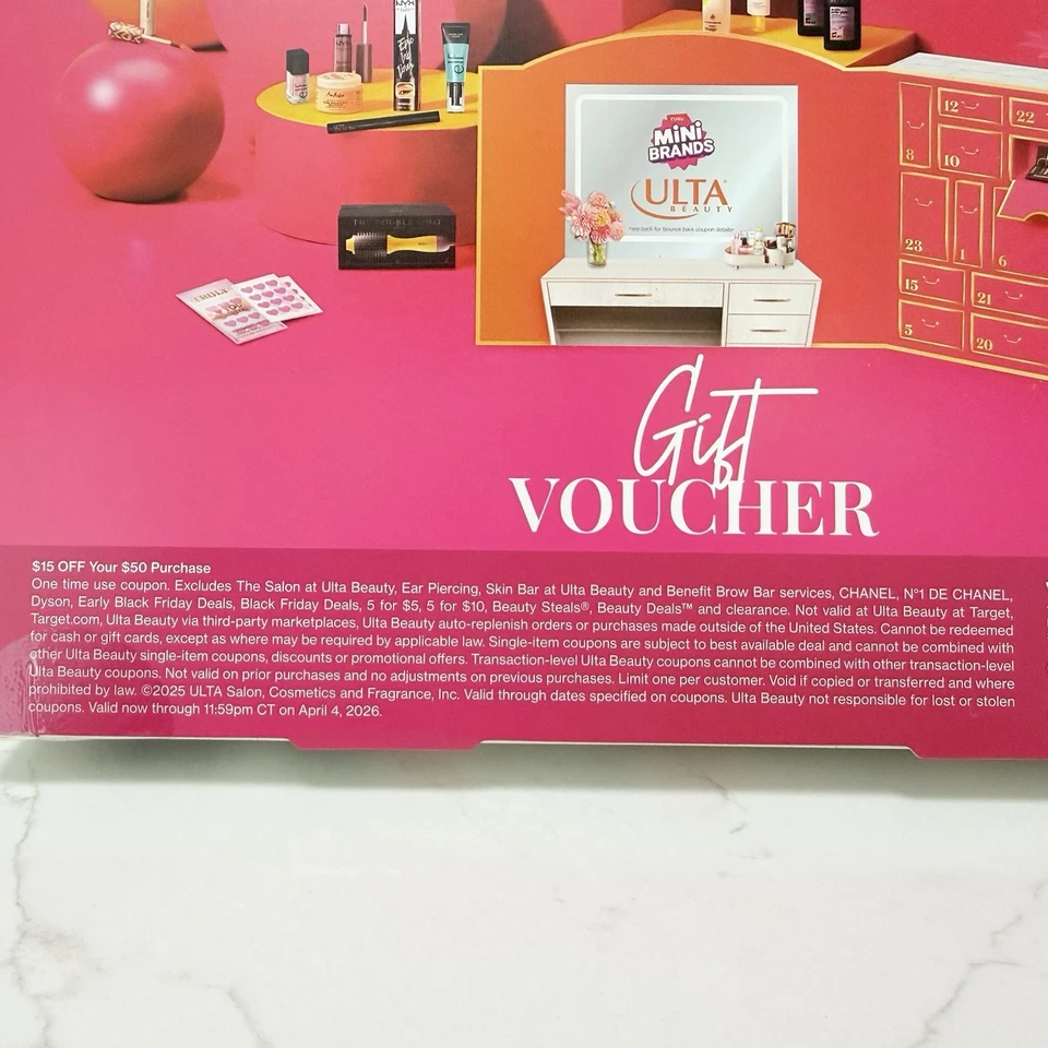 Ulta Beauty Advent Calendar X Zuru Mini Brands 2025, 25 Hidden TOYS, $15 GV NIB - Image 4 of 4