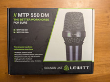 Lewitt MTP 550 DM Dynamic Vocal Microphone w/ Box  Foam   Excellent Condition