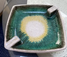 Raymore Italy MCM Large Glazed Cigar Ashtray Mid Century Bitossi Londi Style EUC