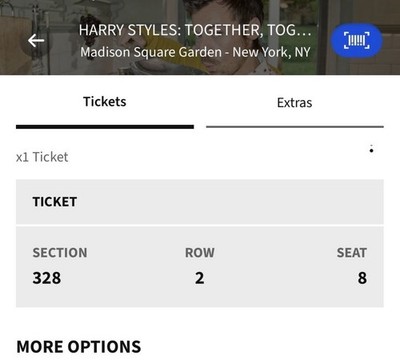 Harry Styles Together Together Tour Ticket MSG New York 9/11/26 at 8PM