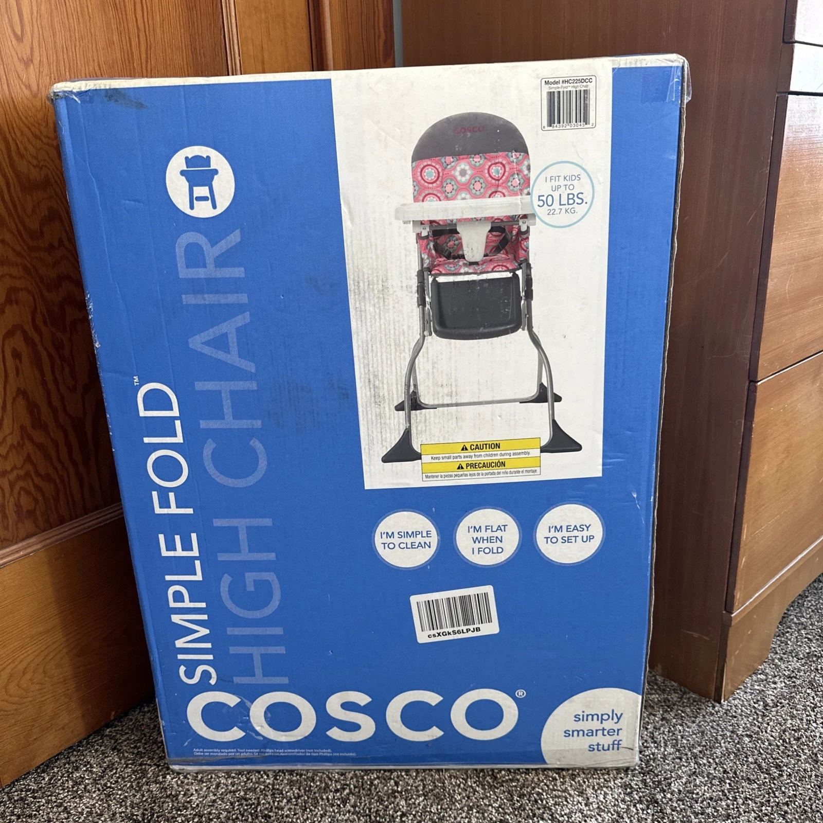 Cosco Kids Highchair Simple Foldable Convenient Lightweight Compact Design New
Opens in a new window