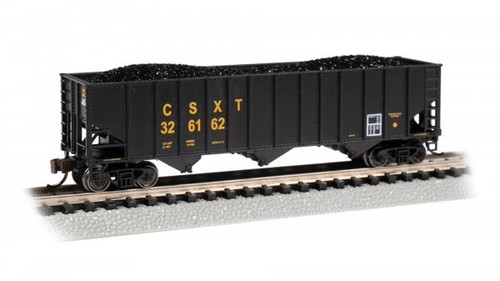 Tolva Bachmann escala N CSX Bethlehem acero 100 toneladas 3 bahías #326162 | Condition: New