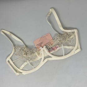 Agent Provocateur Lindie White Bridal Bra 36DD NWT