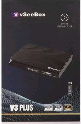 2025 vSeeBox V3 Plus Android TV Box | 64GB | Voice Remote | 4K UHD | Fast Ship