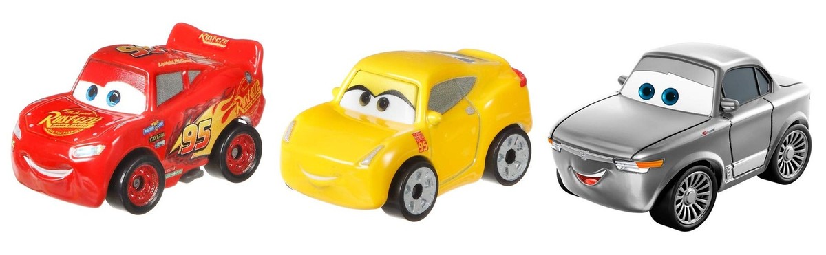 Disney Mattel - Cars - Minis 3 Pack Assortment Pixar Small/Mini