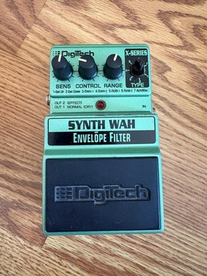 DigiTech Synth Wah Digital Envelope Filter/Wah Pedal for Electric Guitar