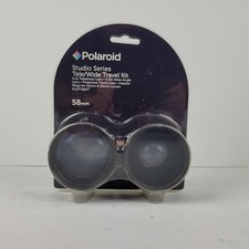 Polaroid Studio Series 58mm 2.2x Telephoto 0.43x Wide Angle Travel Lens Kit, New