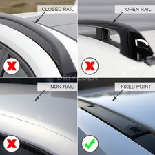 Premium Roof Rack Bars For BMW 5 SERIES E60 2003-2010 FLAT ROOF ST306/011M