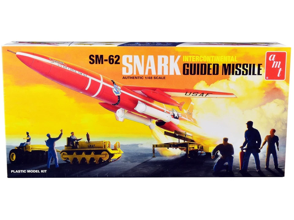 Kit de modelo Skill 2 Northrop SM-62 Snark míssil guiado intercontinental escala 1/48 - Imagem 4 de 4