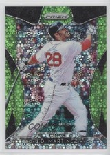 2019 Panini Prizm Lime Green Donut Circle Prizm 97/199 JD Martinez #91 09ai