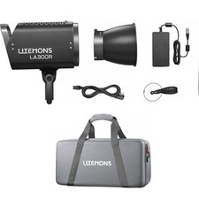Godox Litemons LA300R RGB LED Monolight Black, Travel Kit With Bag 