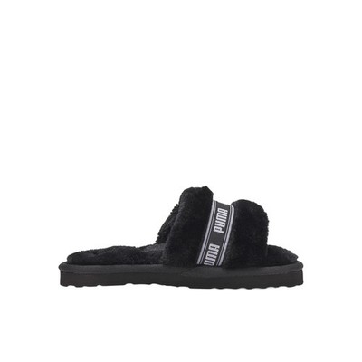 PUMA Fluff Slide  Toddler Girls Black Casual Sandals 38573901