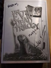 Ted Raimi.  Orginales Autogramm. Tanz Der Teufel. Box. Rarität. 3 DVD. Horror 