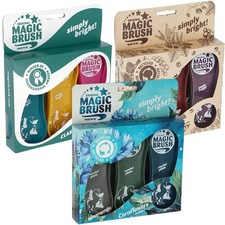 Magic Brush Pferdebürste Putzzeug Fellbürste Mähnenbürste 3 er Set