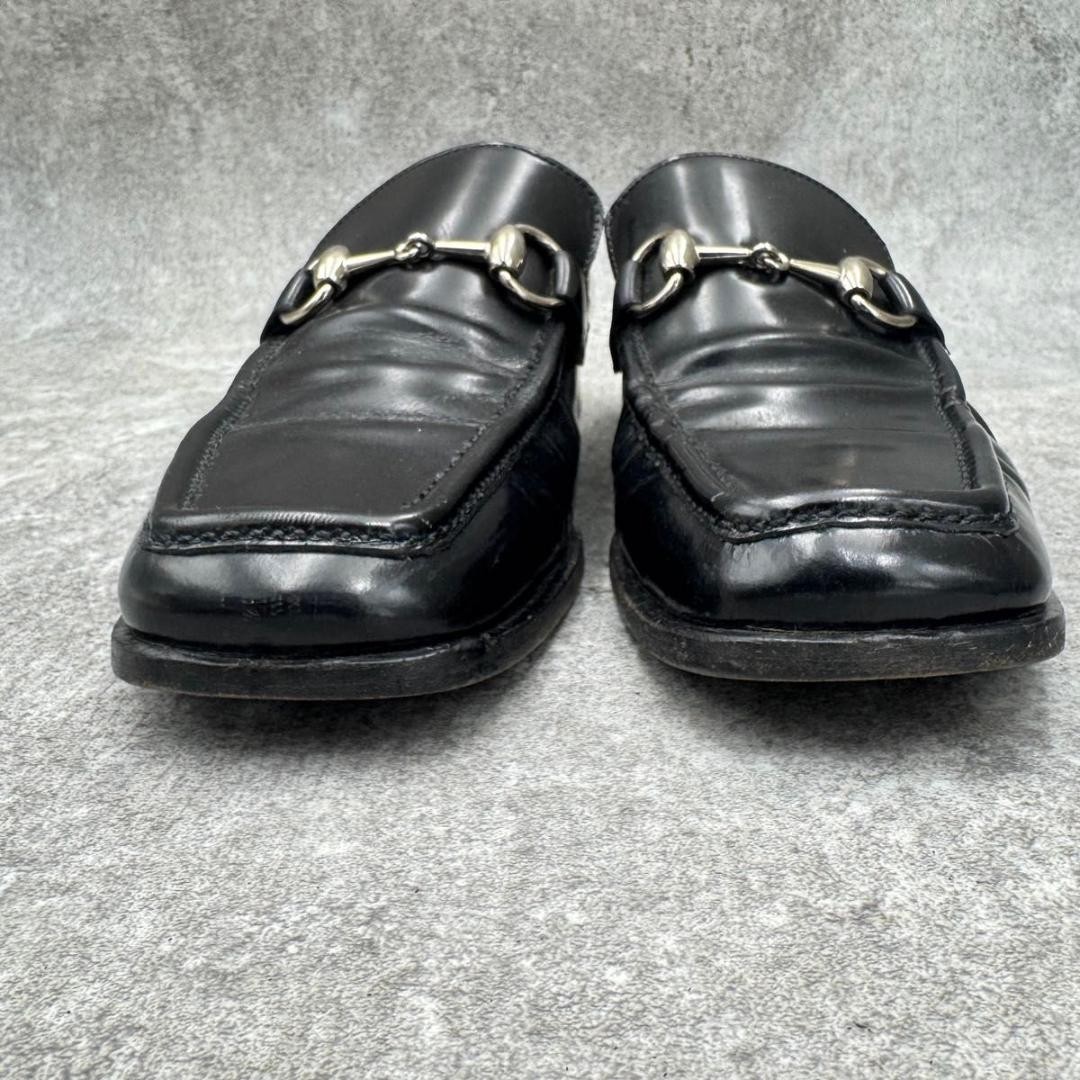 GUCCI Women's Loafers Horsebit Leather Black EU37.5/US7.5 120235c thumbnail 17