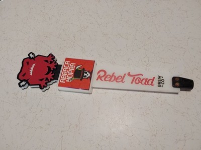 Abraca Hopra RED TOAD Brew Co. BEER TAP HANDLE