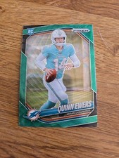 2025 Panini Prizm - Quinn Ewers Green Wave Prizm Rookie #307 Miami Dolphins 