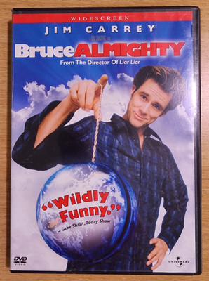 Bruce Almighty (DVD, 2003, Widescreen Edition) Jim Carrey, Jennifer Aniston