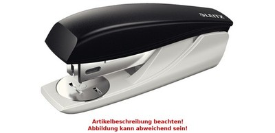 LEITZ Kleines Heftgerät Nexxt 5501, schwarz, im Karton