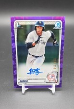 2020 Bowman Chrome - Prospect Autographs Anthony Garcia #CPA-AG Purple Refractor