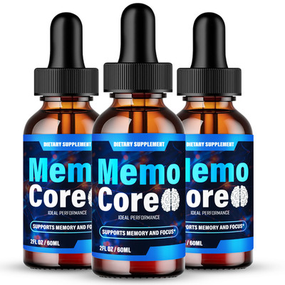 (3 Pack) Memo Core Drops, Advanced MemoCore for Brain Health & Memory Droppers