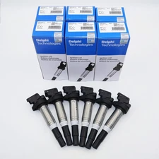 New 6PCS Delphi Ignition Coils Metal 12138616153 For BMW 325 335 535 X3 X5