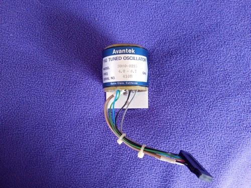 Avantek S080-0215 Yig Tuned Oscillator 4.0-8.7 GHz / 4-8GHz Used Clean Pull