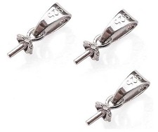 925 Sterling Silver Simple Pendant Setting