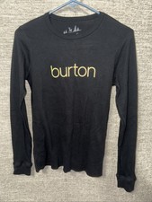 Men s Burton Snowboarding Active Black Long Sleeve Thermal Shirt Size S