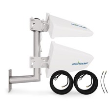 MIMO 2x2 External Antenna Kit 698-3800 MHz  Works with 4G LTE/5G Hotspots, R...