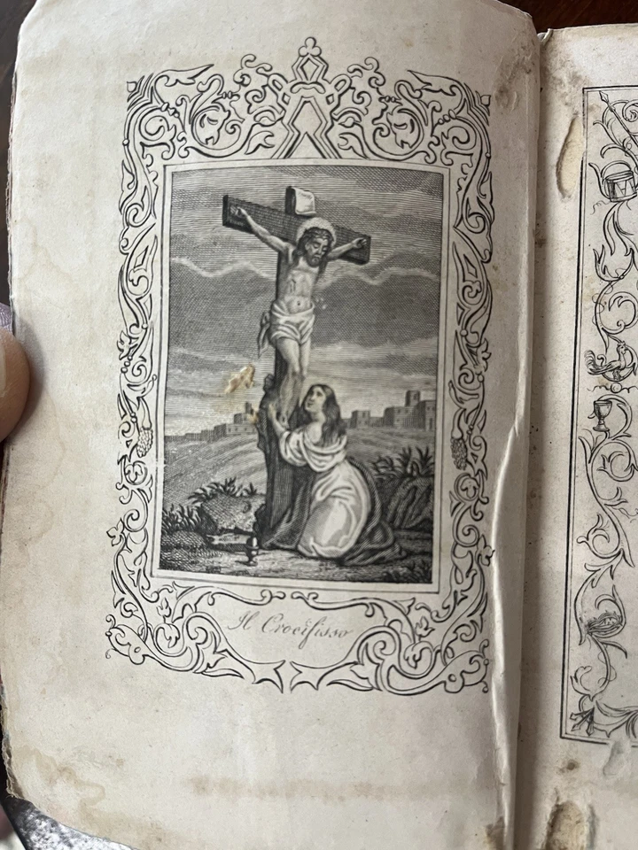 1852, Uffizio della Settimana Santa colla versione italiana di Monsignor Martini - Immagine 3 di 4