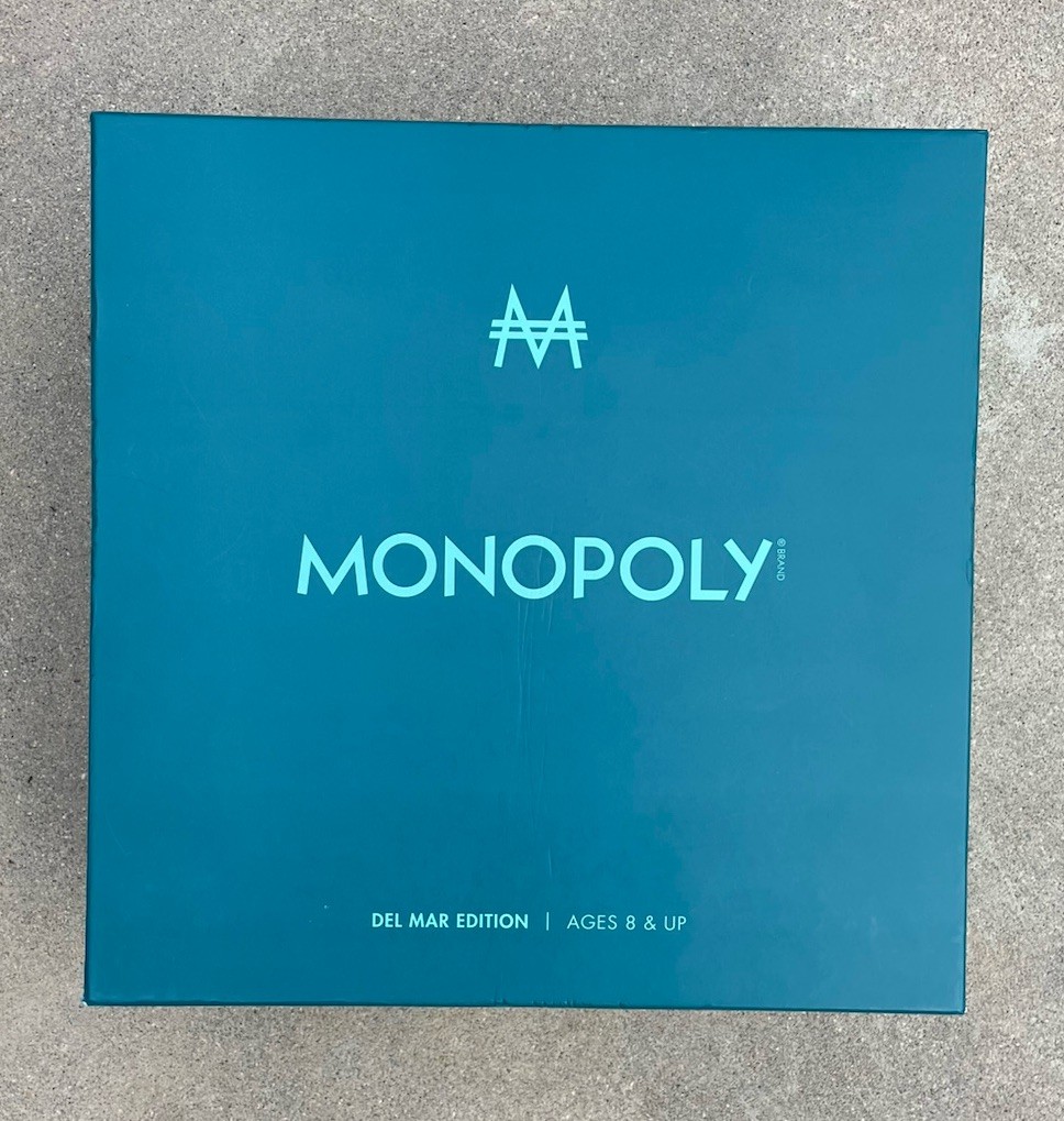 Monopoly Del Mar Edition Shagreen Luxury Game Board Set Nib