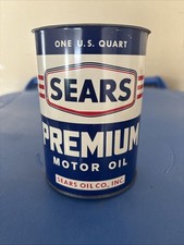 Vintage Sears Motor Oil Can