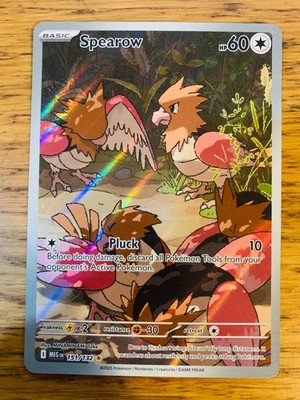 NM! Spearow (151/132) Mega Evolutions Illustration Rare Pokemon Karte! KOSTENLOSER VERSAND!