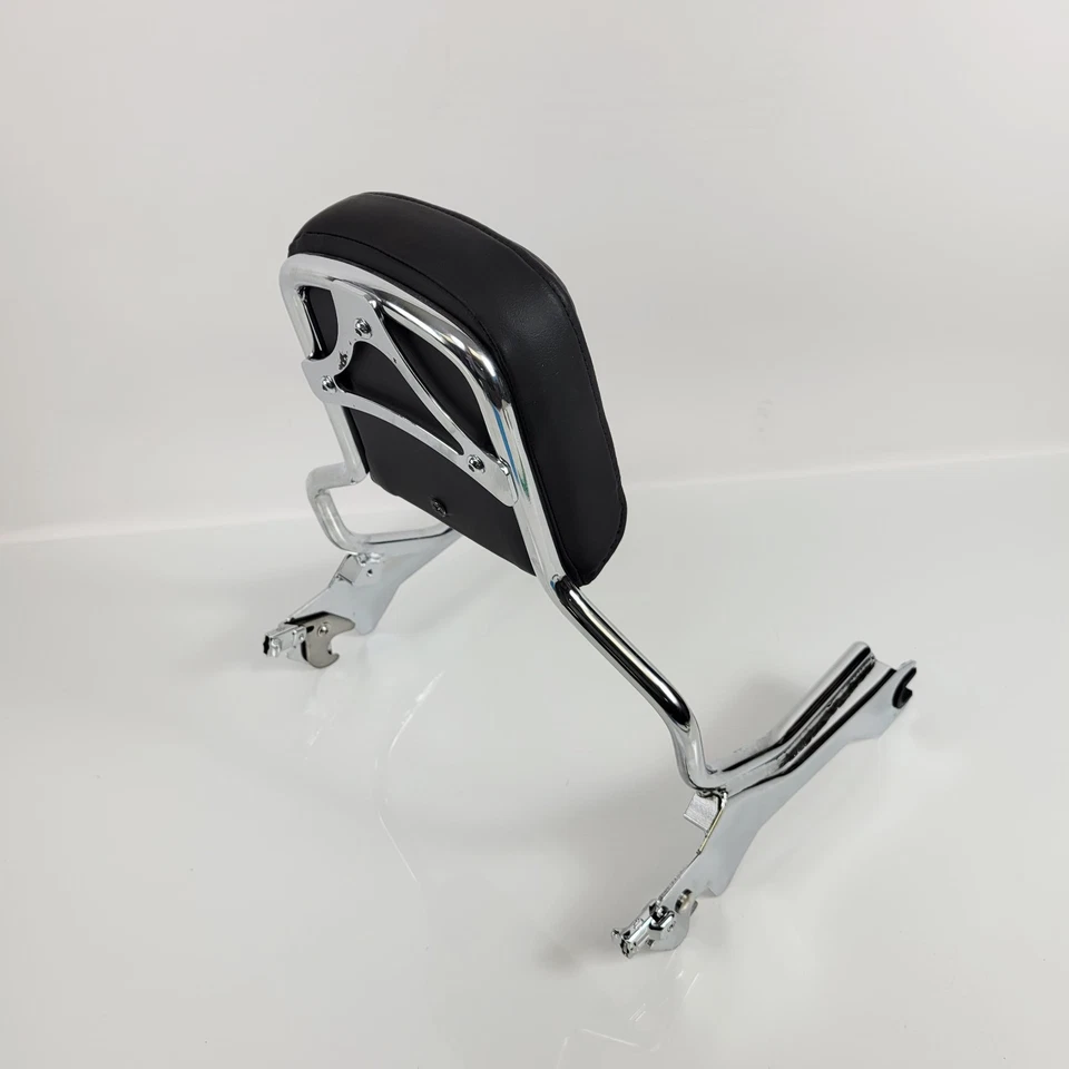 oem Harley Chrome Holdfast Sissy Bar Backrest w/ Pad 2018-2026 Fatboy & Breakout - Image 3 of 4