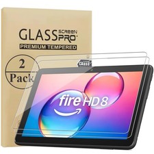 Screen Protector for 8 Kids 2024/8 Kids Pro, Tempered Glass Film 2 Pack 