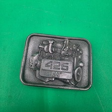 Vintage 1988 CAT 425 Horsepower Engine Caterpillar Tractors Trucks Belt Buckle