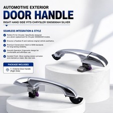 Car Door Handle Right Side Exterior Chrome Fits Chrysler 5065800AH Replacement