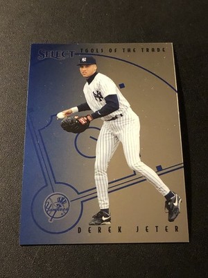 1997 SELECT TOOLS OF THE TRADE MIRROR BLUE #25 DEREK JETER Nomar Garciaparra