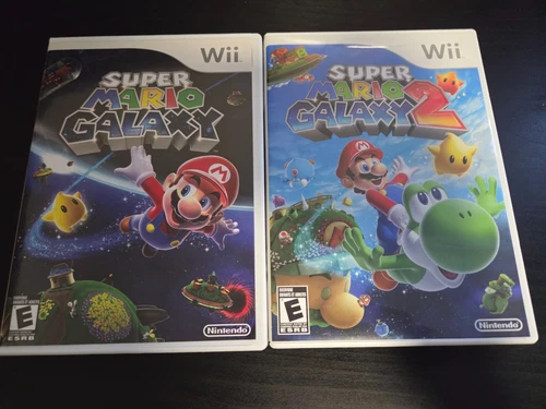 Super Mario Galaxy 1 & 2 – Wii – Complete In Box (CIB) – Nintendo