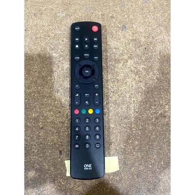 One For All URC 11-1210 R00 Fernbedienung schwarz kabellos kompakt für Fernseher