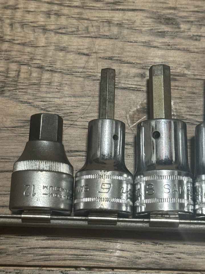 Snap-On 7-Piece 1/2”Drive 6-19mm Standard Hex Bit Socket Driver (Plus 12mmHazet) - Image 4 of 4