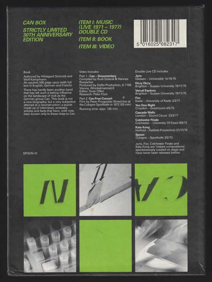 RARE Limited 2 CD Buch + Video BOX CAN Band 30th LIVE I Krautrock NEU! Kraftwerk - Bild 2 von 4