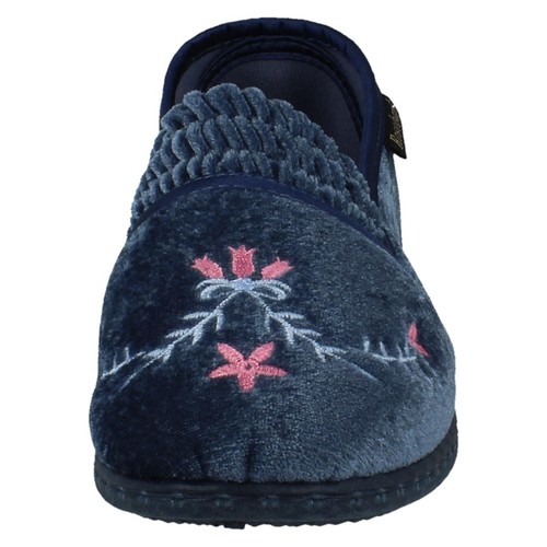 Zapatillas bordadas de terciopelo para damas Haley de Rosebank precio de venta £12.99 - Imagen 21 de 37