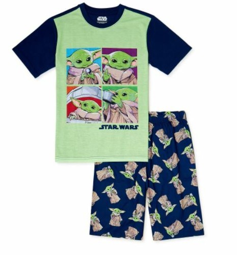 Star Wars YODA Short Sleeve Shirt and Shorts Pajama Set - Size 10/12 - Picture 4 of 4
