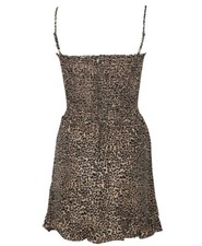 Reformation Rouen Mini Dress in Animal Print Size 2