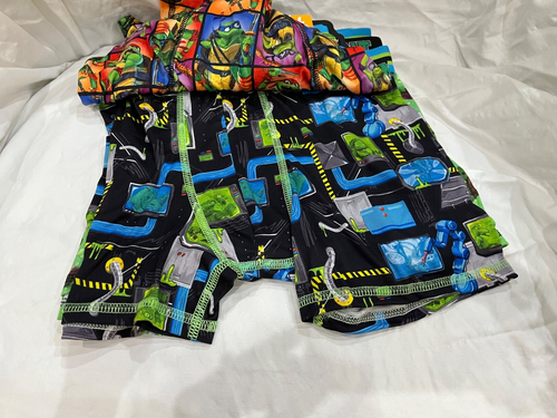 TMNT Teenage Mutant Ninja Turtles boys 4pk athletic Boxer Briefs Underwear U pic - Picture 2 of 5