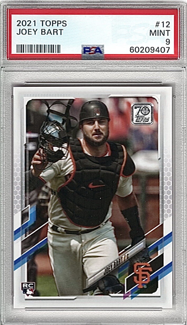 Joey Bart 2021 Topps #12 PSA 9 MINT
