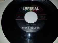 RICKY NELSON Hello Mary Lou / Travelin' Man IMPERIAL 5741 45 VINYL 7" RECORD