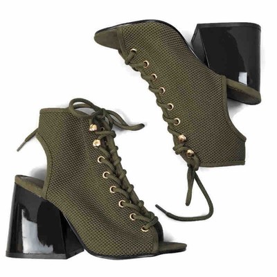 green block heels uk
